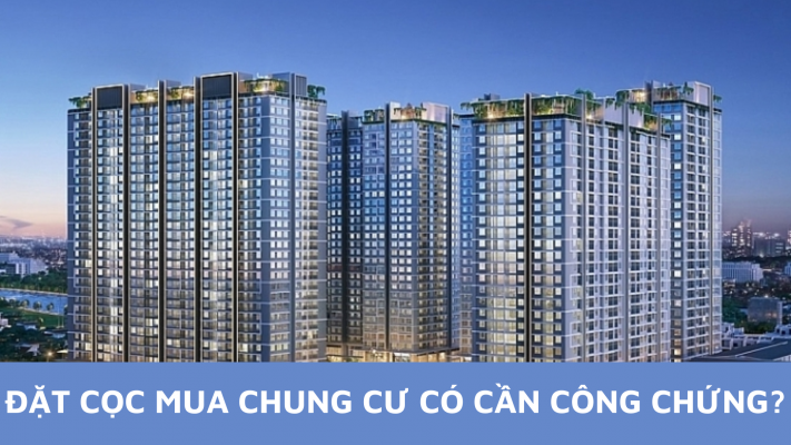 Đặt cọc mua chung cư cần công chứng không