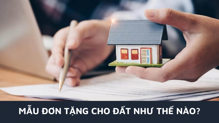 Mẫu đơn tặng cho đất