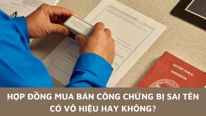 Công chứng hợp đồng mua bán