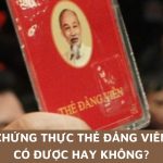 chứng thực thẻ đảng viên