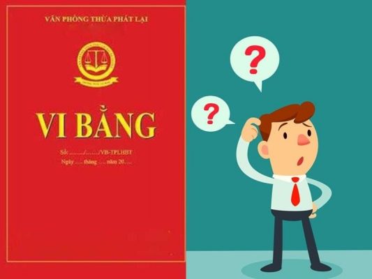 thủ tục lập vi bằng