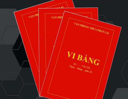 giá trị pháp lý vi bằng