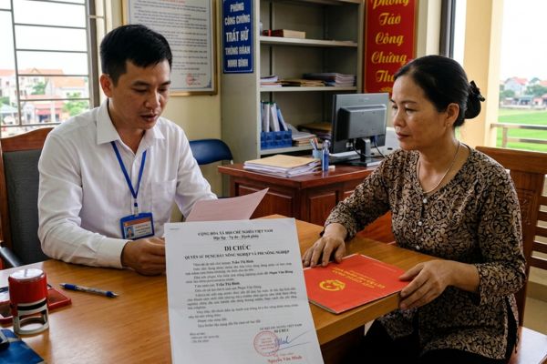 Di chúc để lại quyền sử dụng đất nông nghiệp phi nông nghiệp