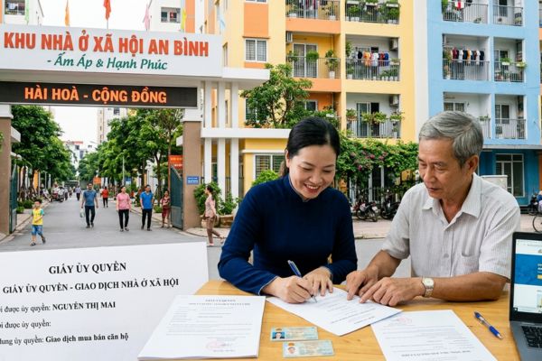 Ủy quyền trong giao dịch nhà ở xã hội