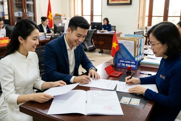 Công chứng cam kết đóng góp tài sản khi kết hôn