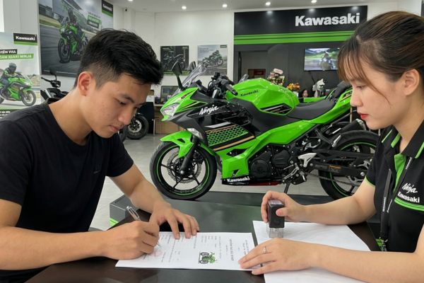 Hợp đồng mua bán xe Kawasaki Ninja