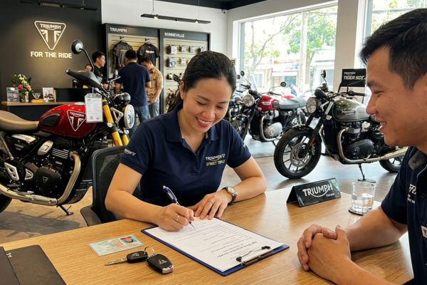 Hợp đồng mua bán xe Triumph