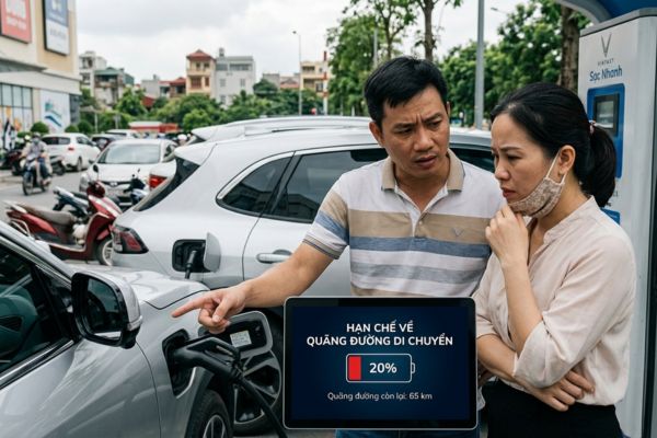 Mua xe điện: Hạn chế về quãng đường di chuyển