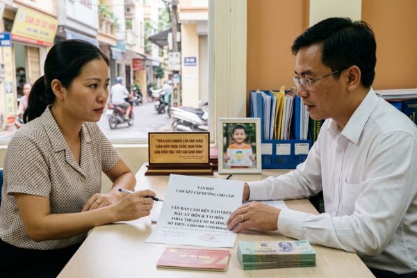 Nghĩa vụ cấp dưỡng cho con sau khi vợ/chồng tái hôn