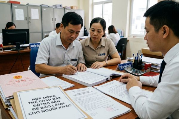 Vợ/Chồng thế chấp bất động sản để bảo lãnh cho người khác