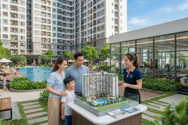 Mua nhà căn hộ có hồ bơi gym trong tòa nhà