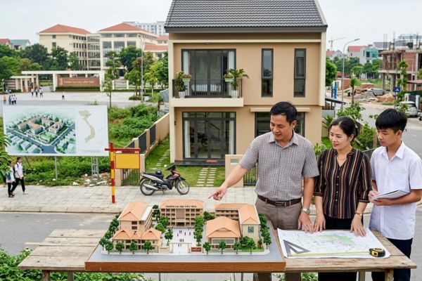 Mua nhà đất ở vùng có trung tâm đào tạo kiến trúc