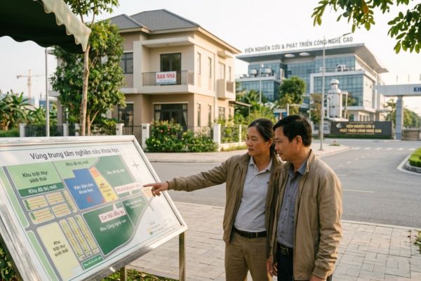 Mua nhà đất ở vùng có trung tâm nghiên cứu khoa học
