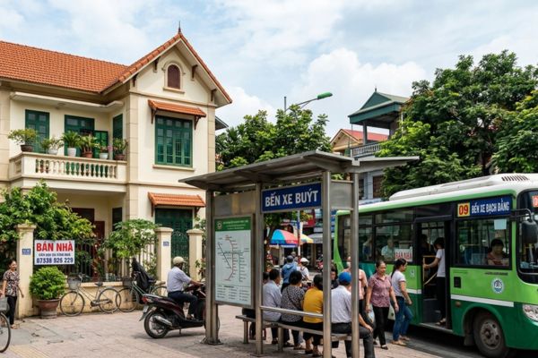Mua nhà đất trong vùng có trạm xe buýt