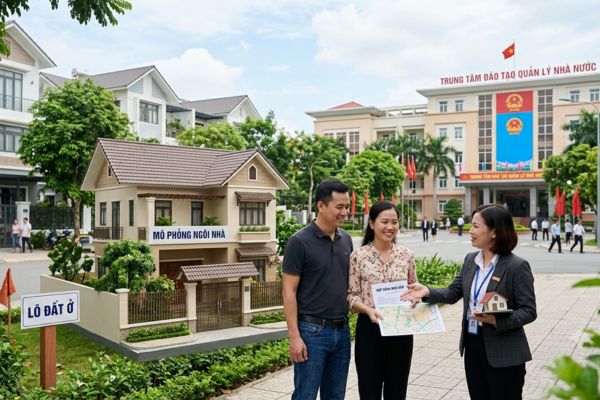 Mua nhà đất trong vùng có trung tâm đào tạo quản lý nhà nước