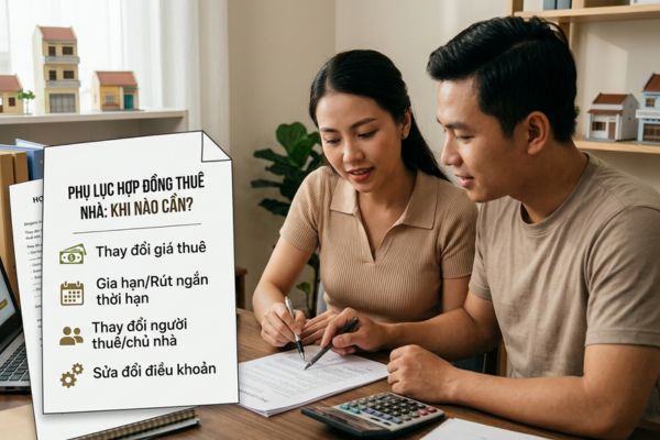 Phụ lục hợp đồng thuê nhà: Khi nào cần?