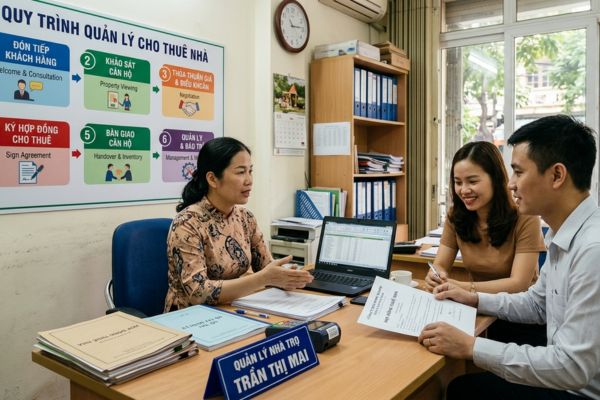 Quy trình quản lý cho thuê nhà chuyên nghiệp