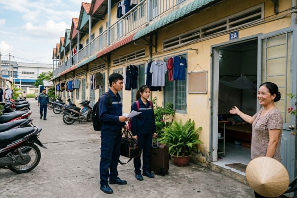 Thuê nhà cho công nhân trong khu công nghiệp
