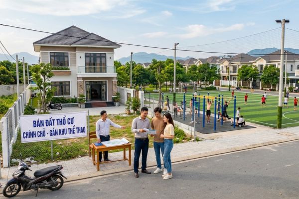 Bán đất trong khu dân cư kết hợp thể thao: Pháp lý và vận động