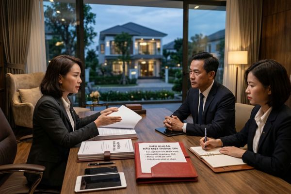 Bán nhà cho người nổi tiếng, KOL: Những điều khoản bảo mật thông tin giao dịch