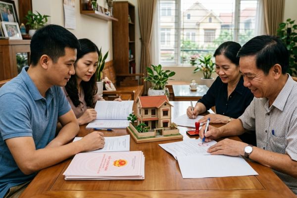 Bán nhà cho người thân: Mẹo sang tên nhanh gọn không vướng thủ tục