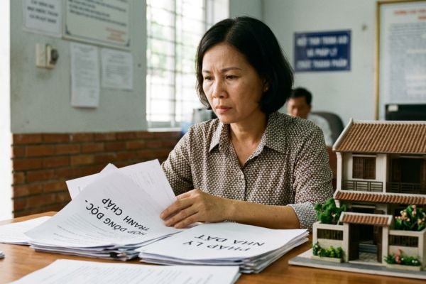 Bán nhà có tranh chấp về hợp đồng đặt cọc: Pháp lý