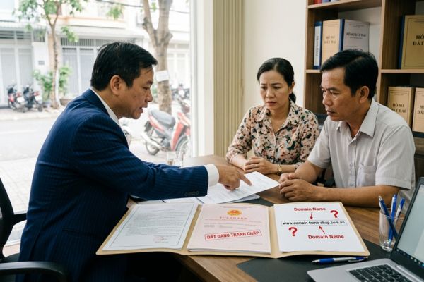 Bán nhà có tranh chấp về tên miền công cộng: Pháp lý