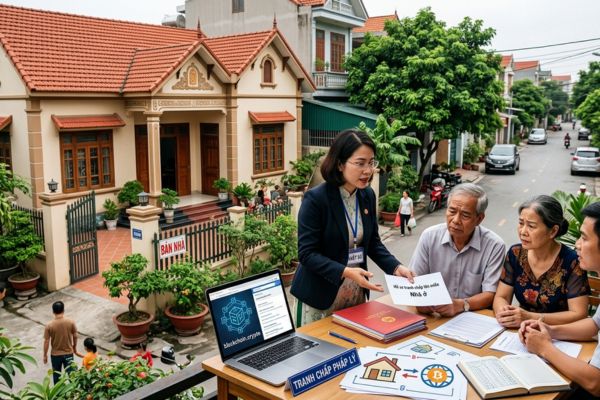 Bán nhà có tranh chấp về tên miền tiền điện tử: Pháp lý