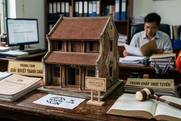 Bán nhà có tranh chấp về tên miền trung tâm xử lý: Pháp lý