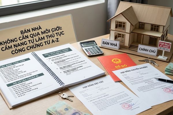 Bán nhà không cần qua môi giới: Cẩm nang tự làm thủ tục công chứng từ A-Z