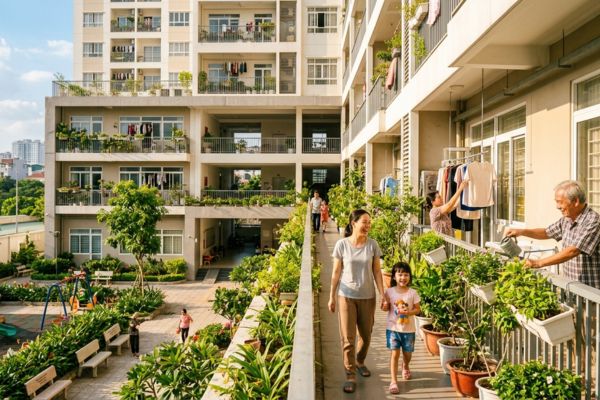 Nhà ở xã hội (NƠXH) và quyền về không gian sáng
