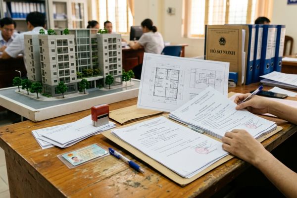 Quy trình xin phép cải tạo chung Nhà ở xã hội (NƠXH)