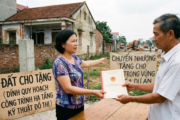 Cho tặng nhà đất dính quy hoạch công trình hạ tầng kỹ thuật đô thị