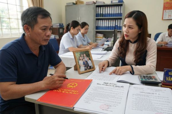 Cho tặng nhà đất nhưng bên cho tặng đang là bị đơn trong vụ án chia tài sản ly hôn