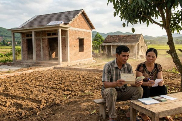 Đất mua trước khi cưới nhưng trả nợ ngân hàng sau khi cưới