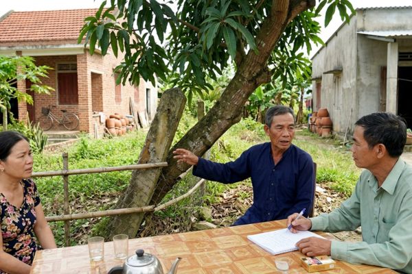 Hàng xóm trồng cây lâu năm xô lệch mốc ranh giới đất đai: Cách lập biên bản hòa giải