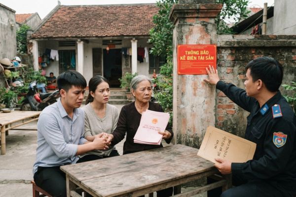Tặng cho đất đai nhưng bên nhận đang mang nợ xấu: Rủi ro bị kê biên tài sản