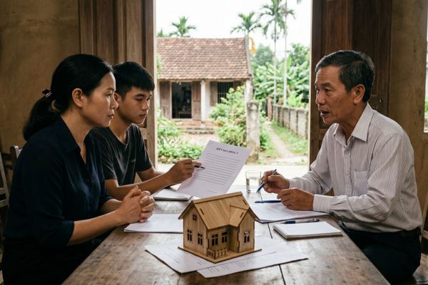 Tặng cho nhà đất có cần văn bản đồng ý của các chủ đất giáp ranh không?