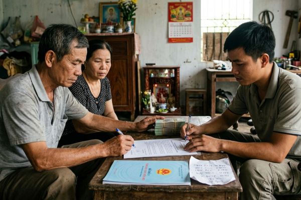Tặng cho nhà đất kèm điều kiện người nhận phải thanh toán tiền nợ vay nóng của bên tặng cho