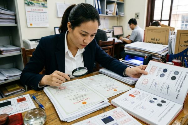 Bắt bài 4 chiêu trò làm giả dấu chứng thực và cách check thật - giả chuẩn pháp lý