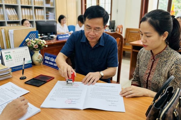 Chứng thực chữ ký trên bản cam kết tài sản riêng sau khi đăng ký kết hôn