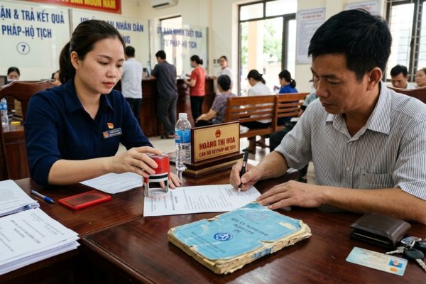 Chứng thực chữ ký trên đơn xin cấp lại sổ BHXH bị hỏng