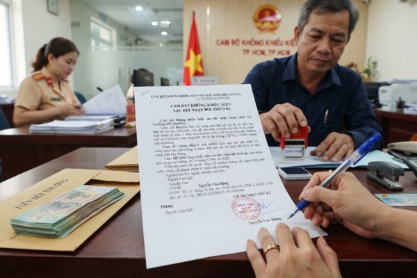 Chứng thực chữ ký trên giấy cam kết không khiếu kiện sau khi nhận bồi thường