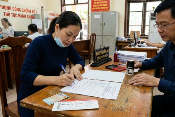 Chứng thực chữ ký trên giấy ủy quyền nhận tiền bồi thường hủy chuyến bay