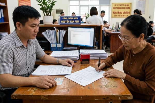 Chứng thực chữ ký trên giấy ủy quyền nộp hồ sơ gia hạn thời gian thuê nhà ở