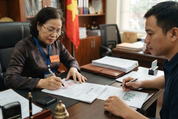 Chứng thực chữ ký trên giấy ủy quyền thay mặt ký nhận di chúc đã lập