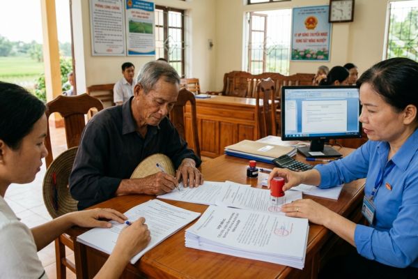 Chứng thực hợp đồng chuyển nhượng quyền sử dụng đất nông nghiệp
