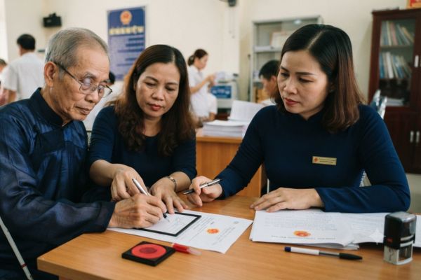 Người bị mù có được làm thủ tục chứng thực chữ ký hay không