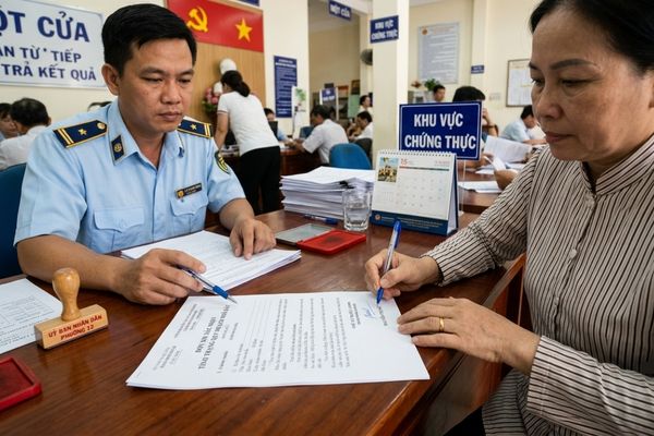 Chứng thực chữ ký trên đơn xin xác nhận tình trạng quy hoạch nhà đất