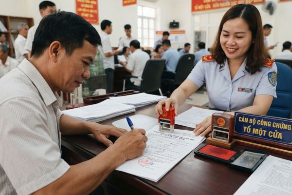 Chứng thực chữ ký trên tờ khai xác nhận nguồn gốc linh kiện xe máy/ô tô hoán cải nhập khẩu
